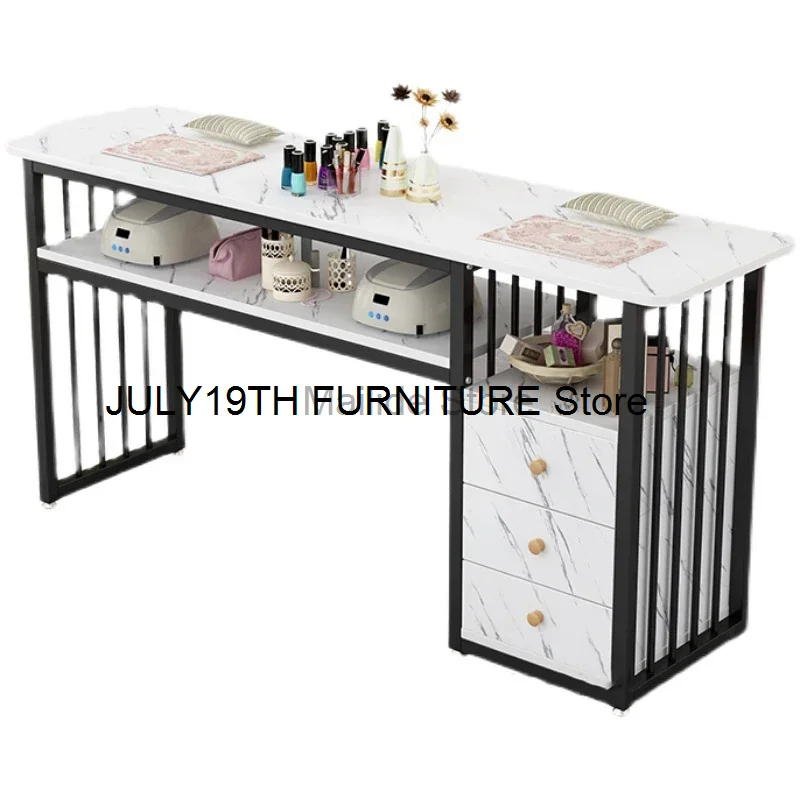 Скандинавский Маникюрный Стол и стул в комплекте мебель для салона Современная