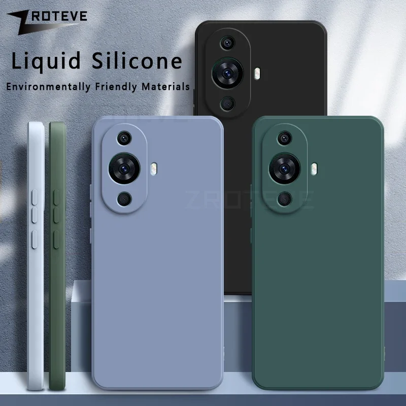 Чехол Nova12s ZROTEVE оригинальный жидкий силиконовый мягкий чехол для Huawei Nova 12s 12SE 12i 11