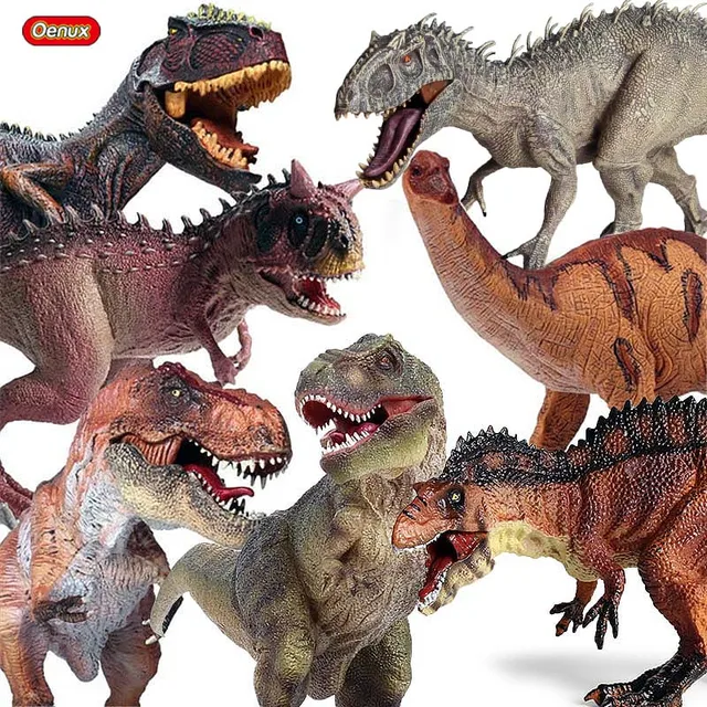 Oenux Prehistoric Jurassic Dinosaurs World Pterodactyl Saichania Animals Model Action Figures PVC High Quality Toy For Kids Gift 1
