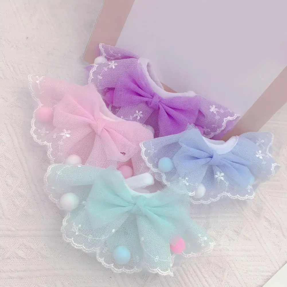 

Ошейник для домашних животных, модный декоративный Регулируемый ошейник с ремешком, удобный слюнявчик для домашних животных