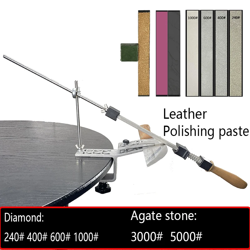 

Professional Fixed Angle Knife Sharpener Diamond Sharpening Stone Frinding Blade Polishing Grinder Whetstone Knives Accessories