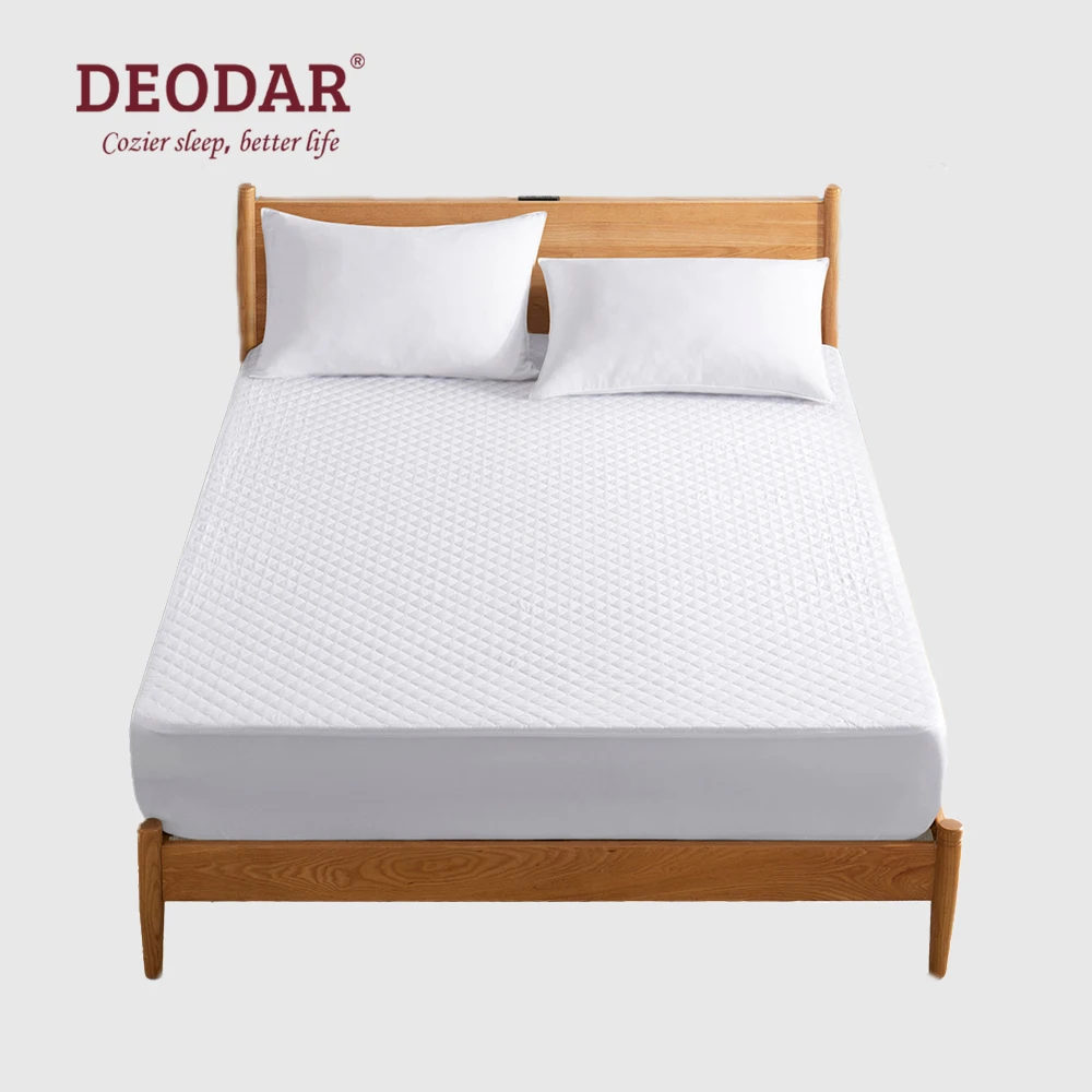 

Deodar Premium Ultrasonic Quilted Mattress Protector Comfortable Breathable Dustproof Waterproof Sheet Bed Cover for Bedroom