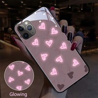 LED Call Light Flash Phone Cases For Samsung S21 S22 S20 Note Ultra Note Plus Smart Control Luminous Cover Fundas