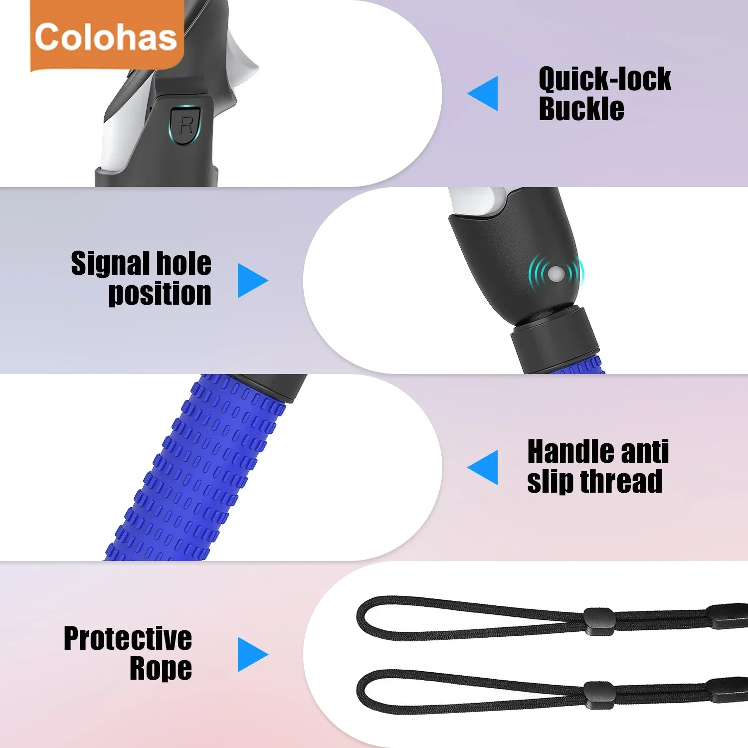 Контроллеры виртуальной реальности длинная ручка двойная для Meta Quest 3 меч