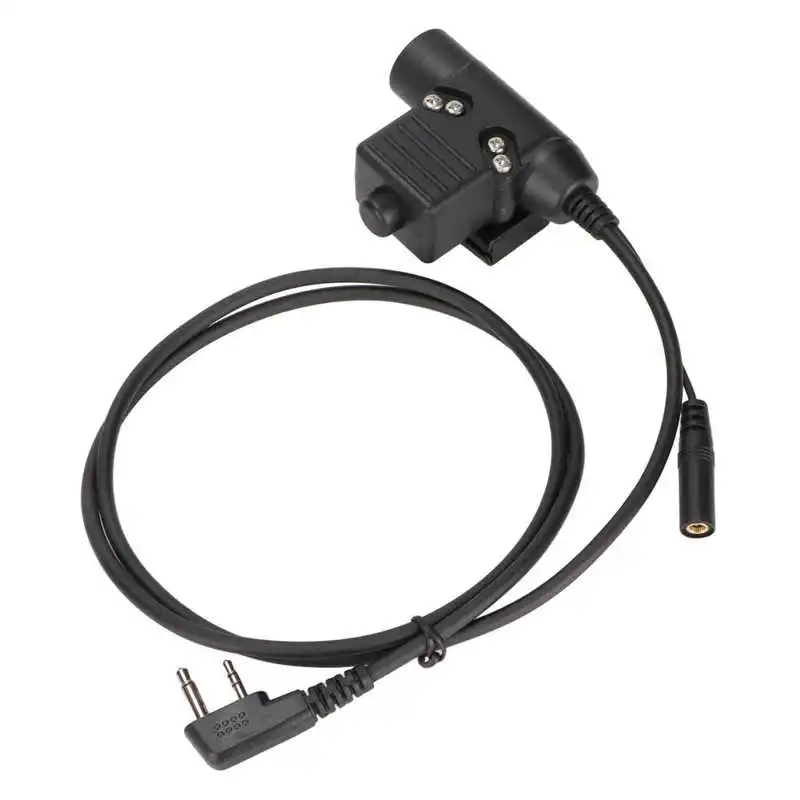 Military Helmet Headset Motorcycle Headphone with U94 PTT Finger Mic for V8 V80 V82