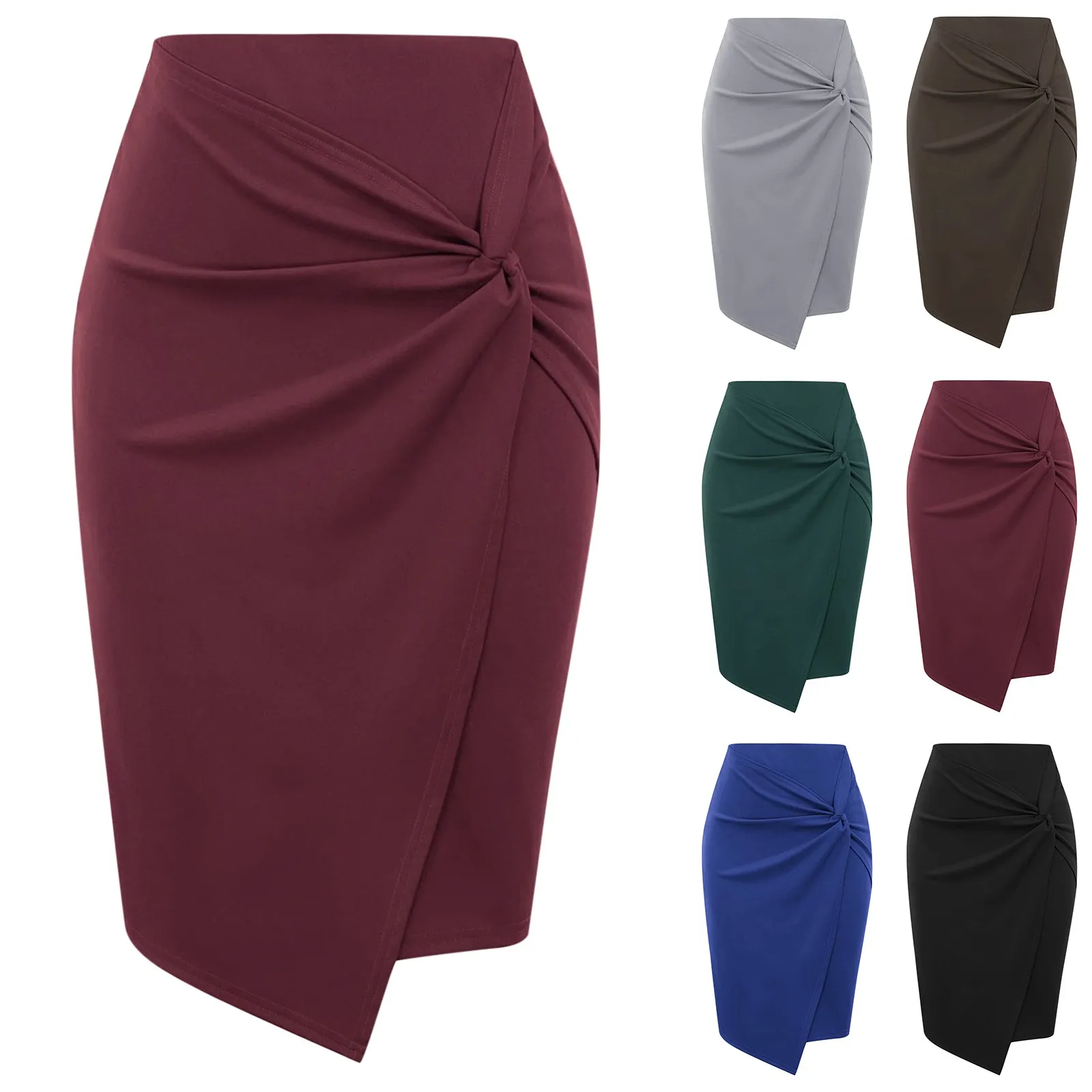 New Skirts Sexy Women Solid  High Waist Female Fashion Bodycon Irregular Office Lady Party Clubwear   Мини Юбки