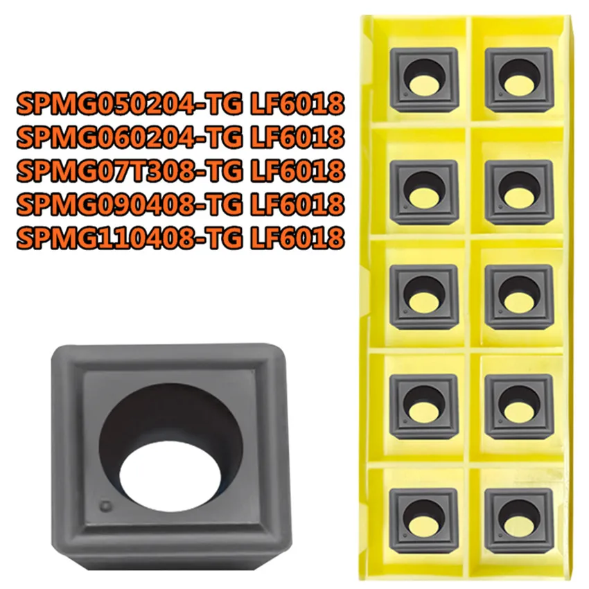 

SPMG050204-TG/SPMG060204-TG/SPMG07T308-TG/SPMG090408-TG/SPMG110408-TG LF6018 карбидные вставки для U drill Steel, нержавеющая сталь