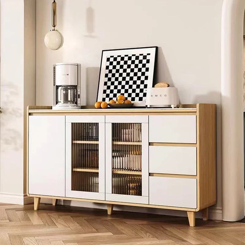 Стеклянные шкафы для гостиной из массива дерева ящик хранения кладовой витрина