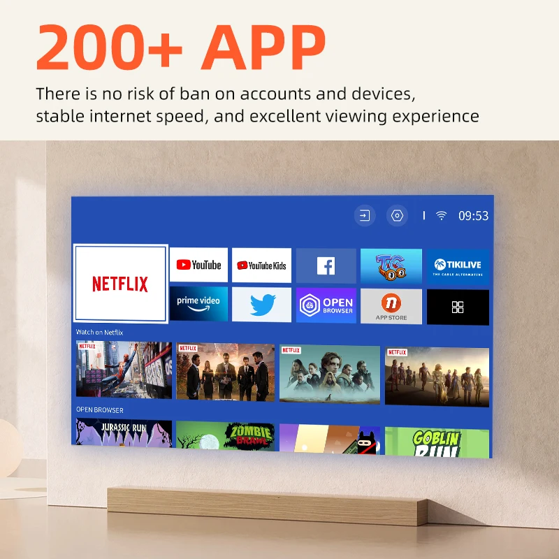 Портативный проектор Panda B1 разрешение 1080p Hd система Android Домашний Кинотеатр