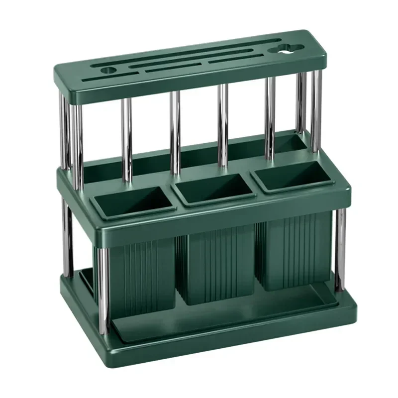 Простой кухонный стеллаж для хранения столовых приборов держатель посуды