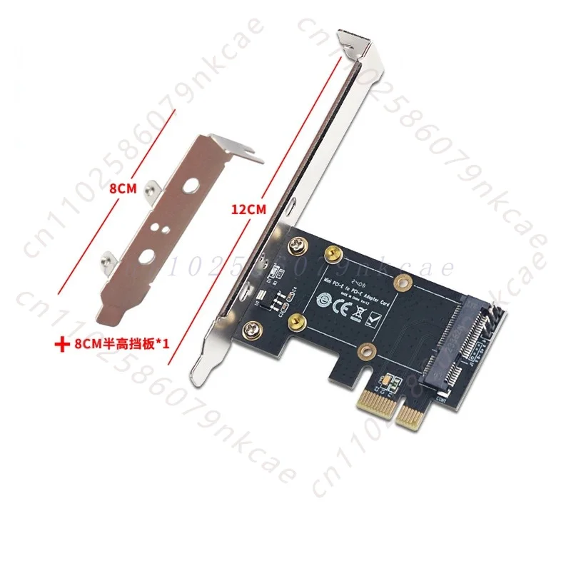 Фото Адаптерная карта PCI-E на Mini PCI-E, плата расширения слота MiniPCI-E для настольных компьютеров, беспроводных WiFi-карт, модулей последовательного порта RS232 COM №1