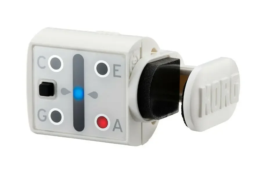 Компактный тюнер для укулеле KORG MiniPitch мини-переключатель Sunset Orange-или BL и WH