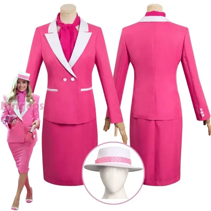 Женский костюм для косплея Margot pink barbei Хэллоуина
