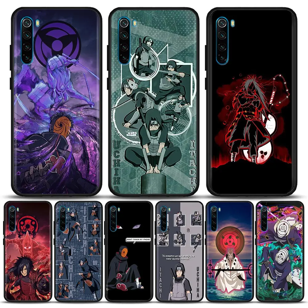 

Anime Naruto Uchiha Madara Sasuke Itachi Phone Case for Redmi 6 Pro 6A 7 7A Note 7 Note 8 A Pro 8T Note 9 S Pro 4G Soft Silicone