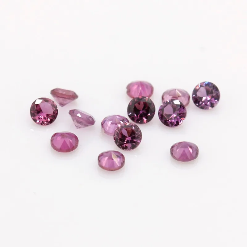 

Hot Selling Purple Natural Sapphire Round 1.3mm High Quality Factory Custom Wholesale Purple Sapphire Loose Stone