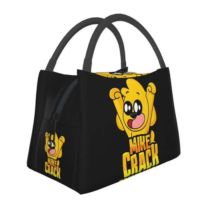 

Cute Mikecrack Thermal Insulated Lunch Bag Cartoon Comic Portable Lunch Tote for Office Outdoor Multifunction Meal Food Box