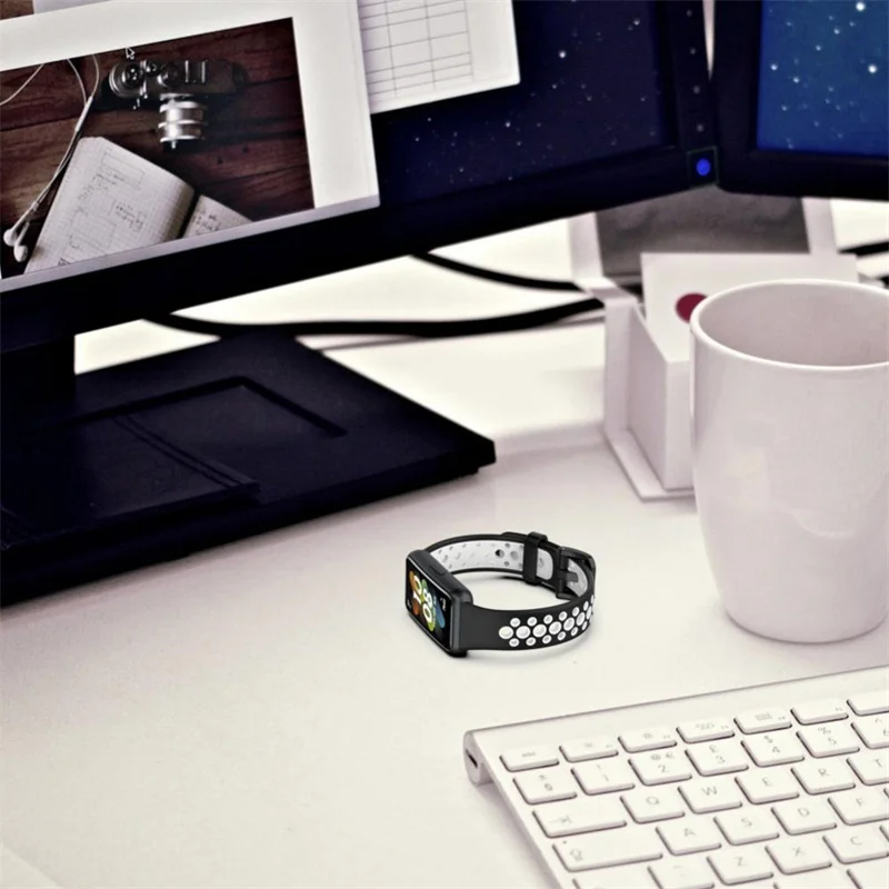 Bracelet For Huawei Band 7 Sport Silicone Replacement Wrist Strap Smart Watch Accessories Adjustable Watchband for Huawei Band 7