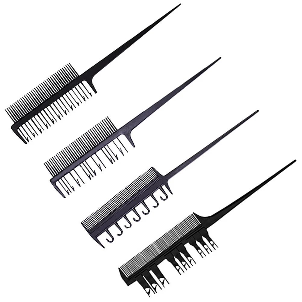 

Brush Hair Dye Color Kit Comb Applicator Salon Coloring Beard Rat Tail Combs Tint Dyeing
