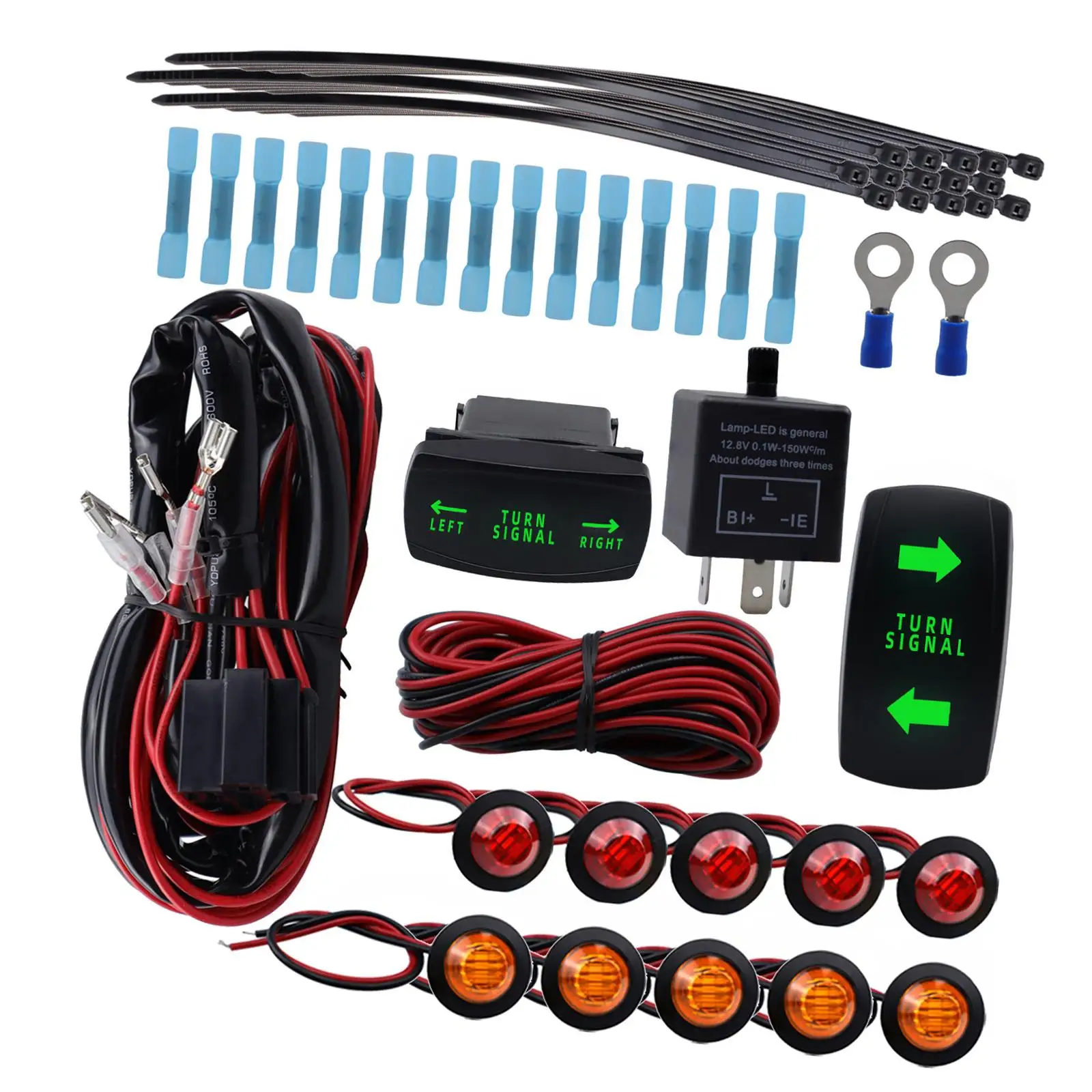 ATV UTV Сигналы поворота уличный легальный комплект 12 В для аксессуар