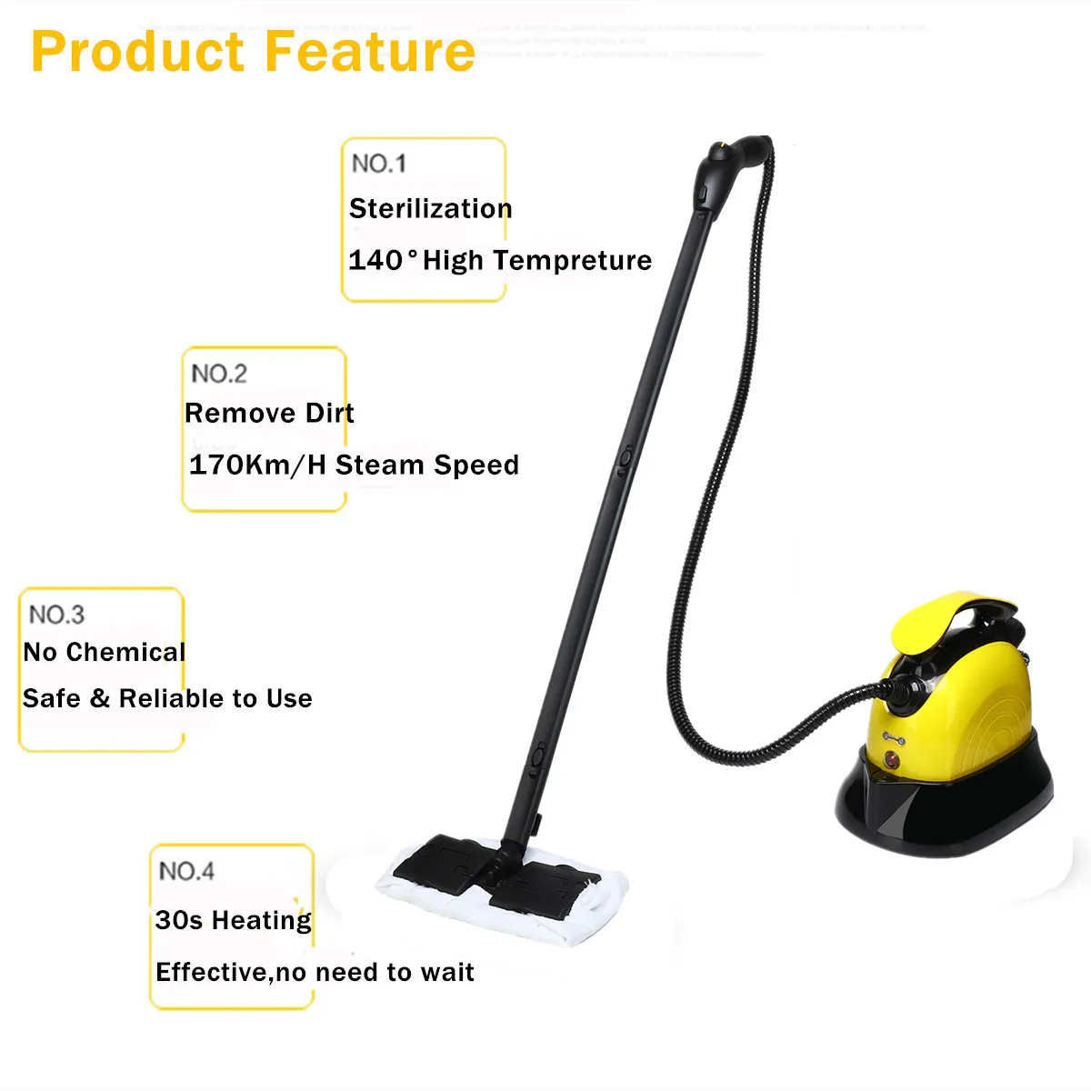 

220V EU Household Electric Steam Cleaners Mop Handheld Floor Window Washers Mopping broom Vacuum Cleaning Machine