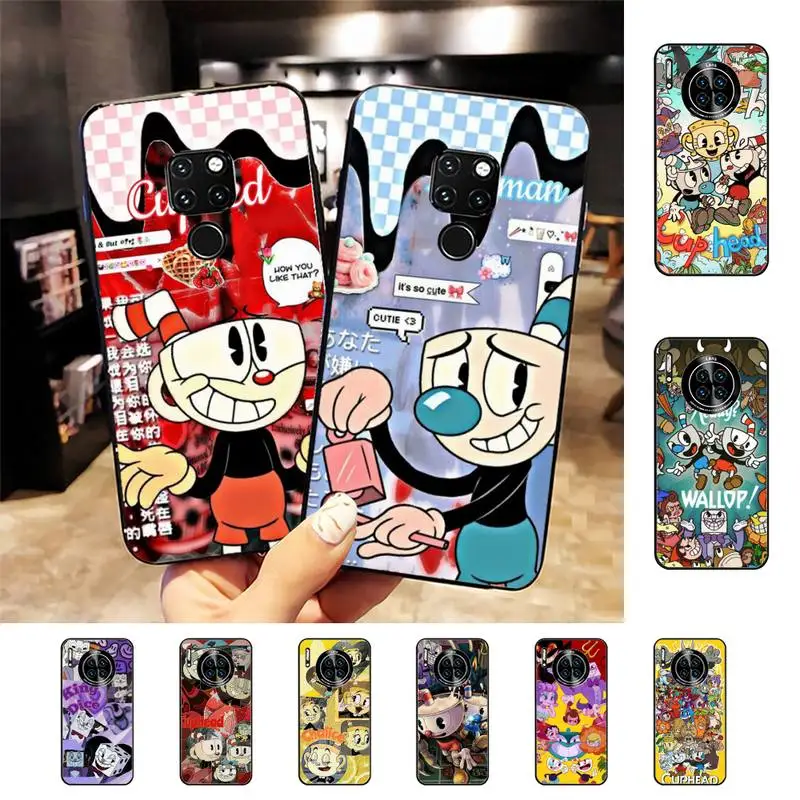 

Cute C-Cuphead Phone Case for Huawei Mate 20 10 9 40 30 lite pro X Nova 2 3i 7se