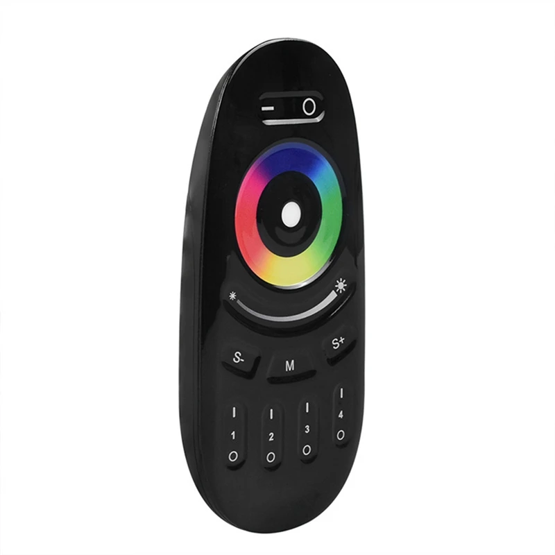 

Remote Control 2.4G Wireless Radio Frequency Remote Control 4 Zones RGBW LED Light Bar Touch Remote Control