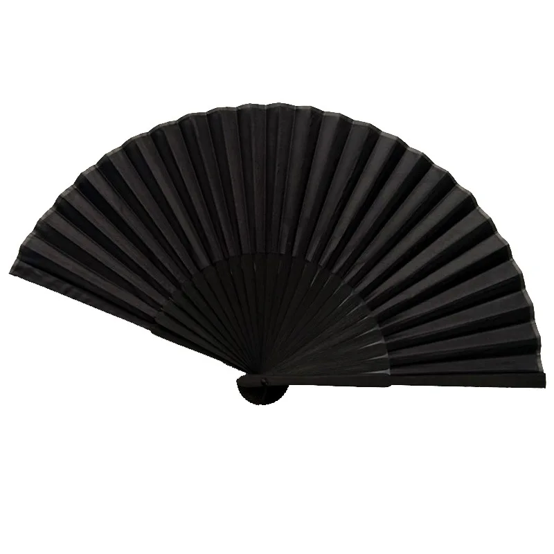 

Chinese Style Black Vintage Men Hand Fan Folding Fans Dance Wedding Party Favor Chinese Dance Party Folding Fans Japanese