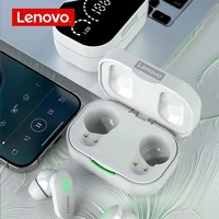 lenovo xt82 tws wireless earphone bluetooth 5 1 dual stereo headphones noise reduction gaming headset waterproof sports earbuds