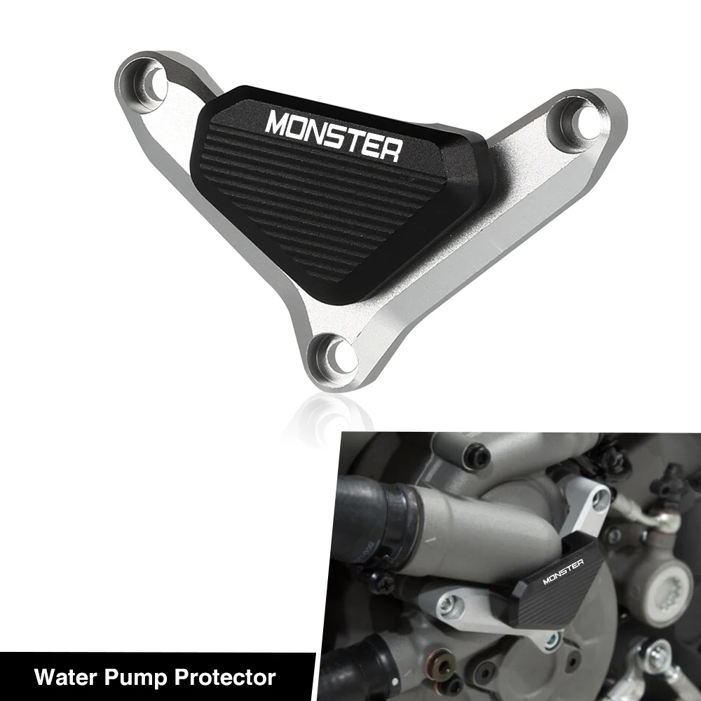 

Motor Water Pump Protector Guard Cover Crash Pad For Ducati Diavel Monster 821 1200S Hypermotard Multistrada 939 950 1200 1260