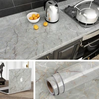 waterproof oil proof kitchen marble wallpaper contact paper pvc self adhesive wall stickers bathroom countertop home improvement