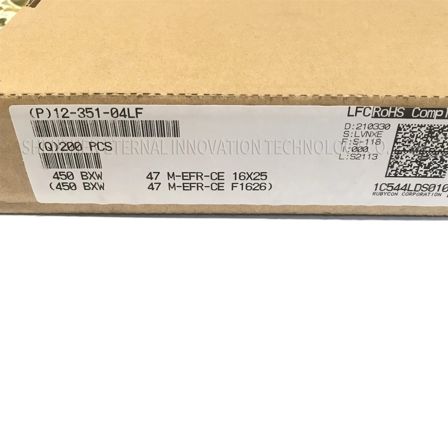 50 шт. 450V47UF BXW 16X25 оригинальные новые алюминиевые электролитические конденсаторы