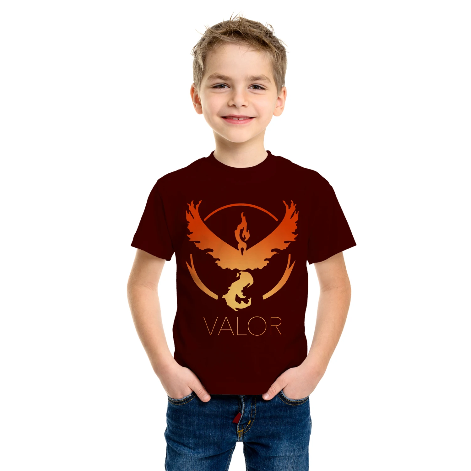 

Anime Children's Tshirt Unisex Quick-drying Clothes Funny Top Tees Oversized T-shirts Hot Cartoon T shirt Kid's Clothing Cute