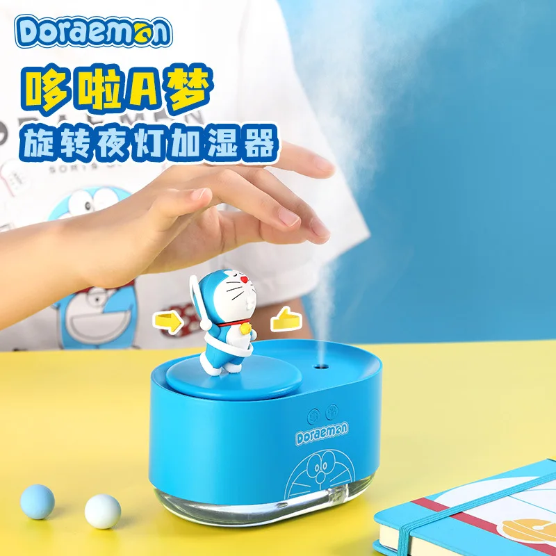 

Kawaii Doraemon Night Light Humidifiers Cartoon Anime Bedroom Small Usb Spray Small Air Conditioning Appliances