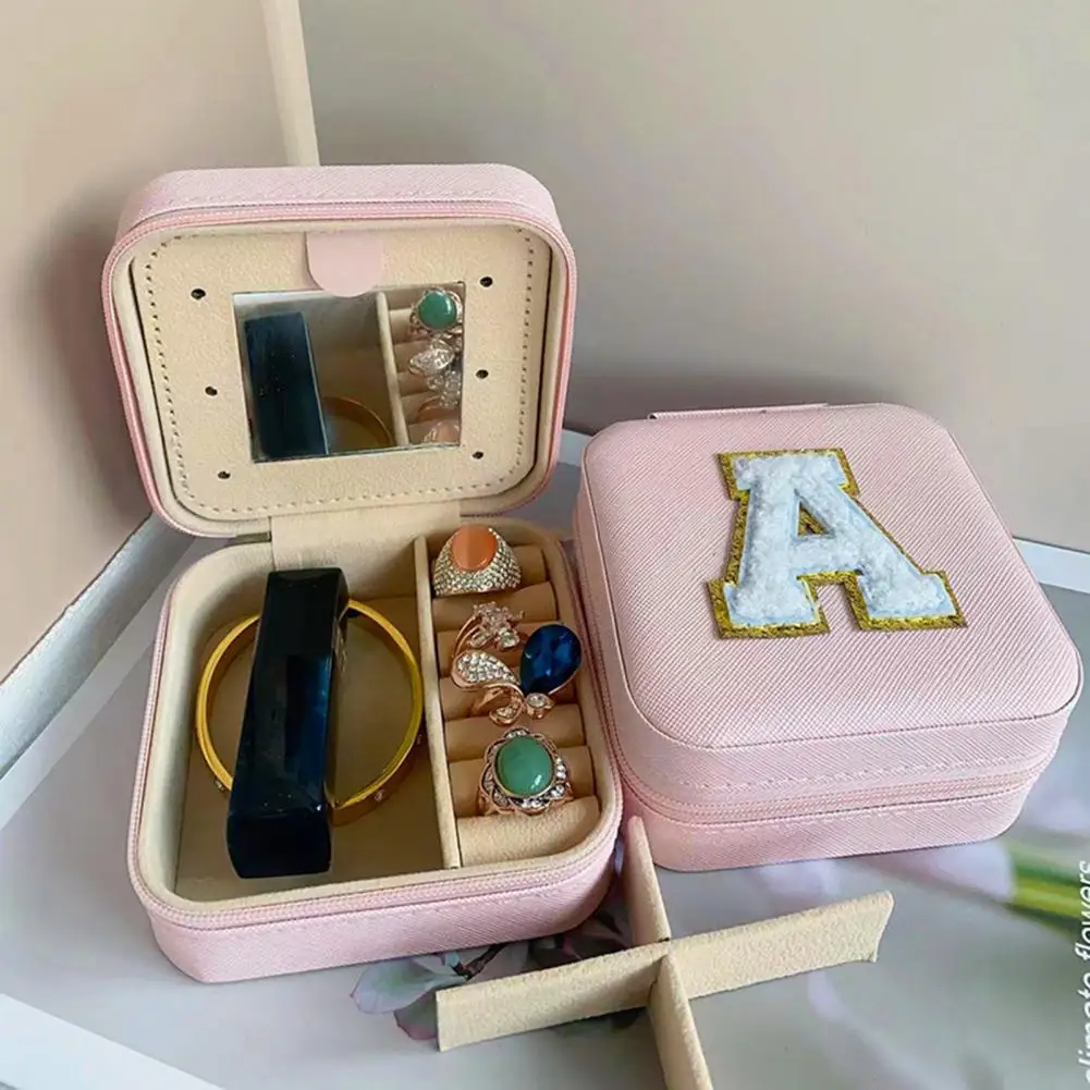 

Шкатулка для хранения ювелирных изделий Удобная влагостойкая шкатулка для ювелирных изделий тонкая ручная работа держатель для хранения серег бытовые вещи