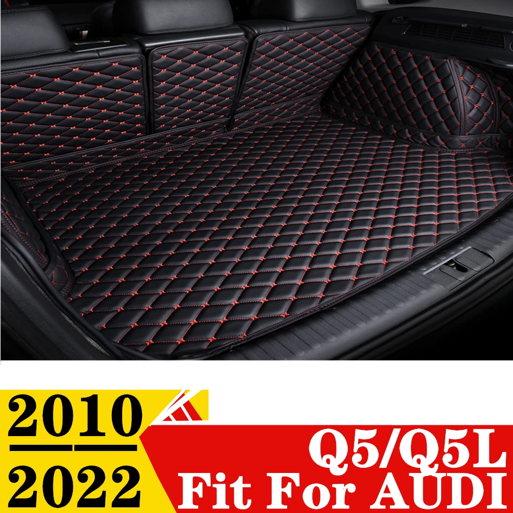 

Car Trunk Mat For AUDI Q5 Q5L 10-22 All Weather XPE Leather Custom FIT Rear Cargo Cover Carpet Liner Parts Tail Boot Luggage Pad