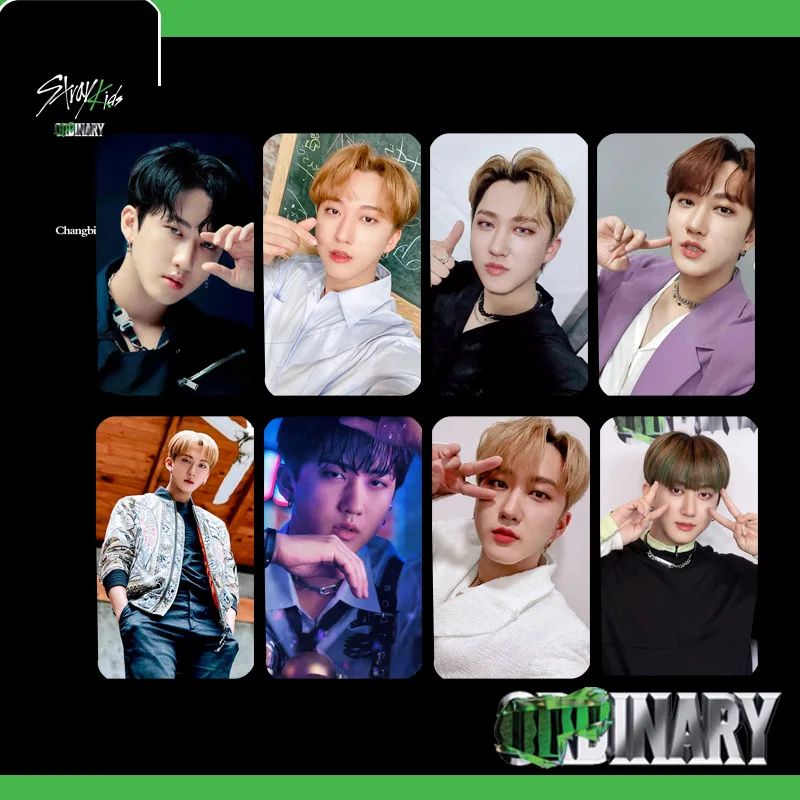 8 шт./компл. Kpop Stray Kids Новый ODDINARY альбом фотооткрытки коллекция открыток ЛОМО