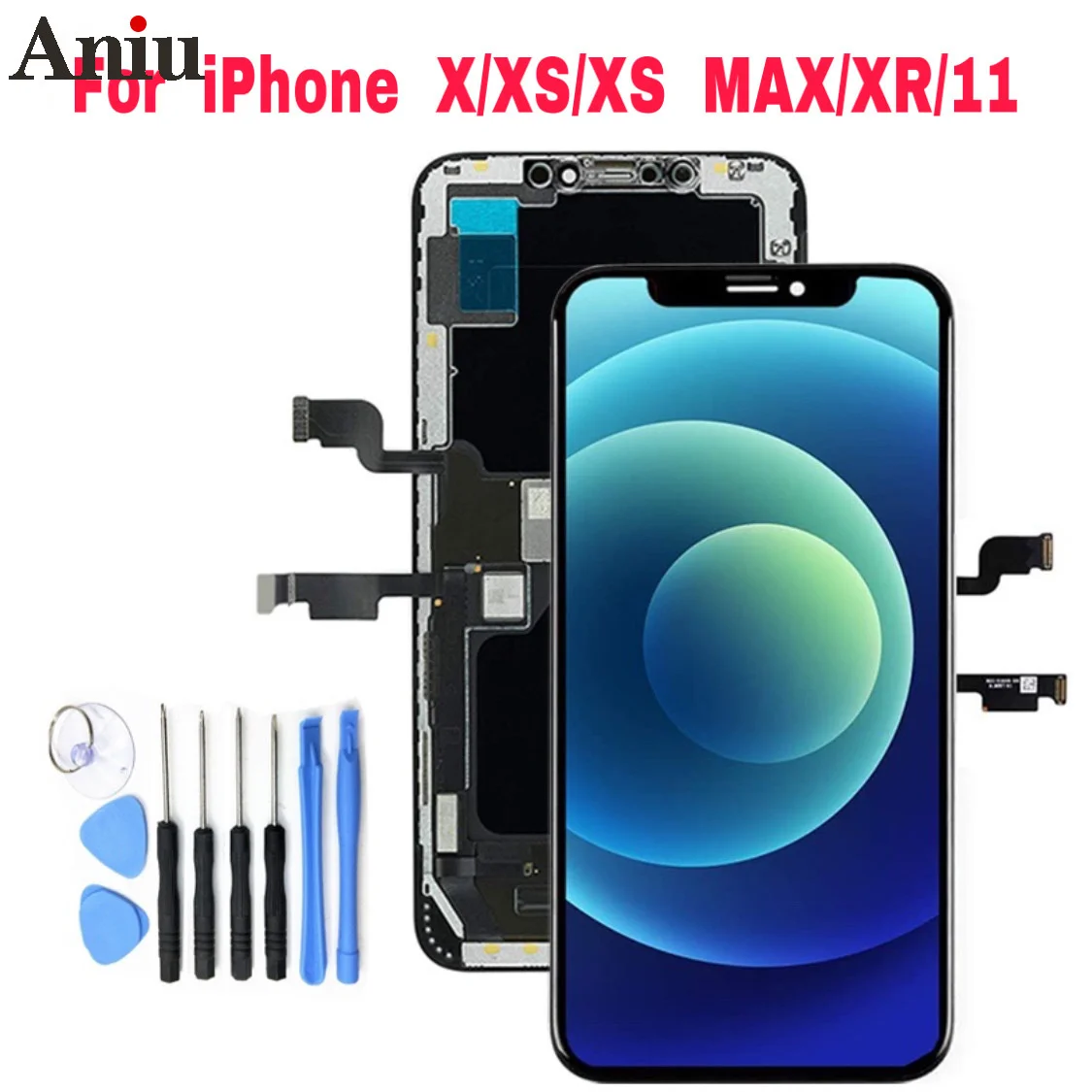 

Запасной ЖК-экран для iphone X OLED XS MAX XR TFT с 3D сенсорным дигитайзером в сборе 11 Pro Max