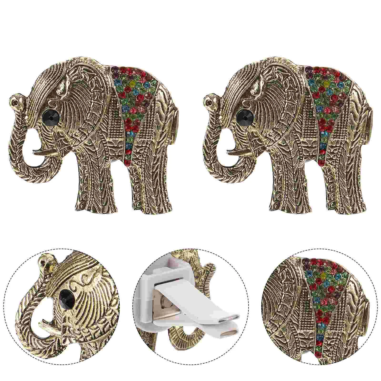 

Car Clip Diffuser Vent Elephant Clips Aroma Fragranceanimal Decor Essential Oil Scents Air Freshener