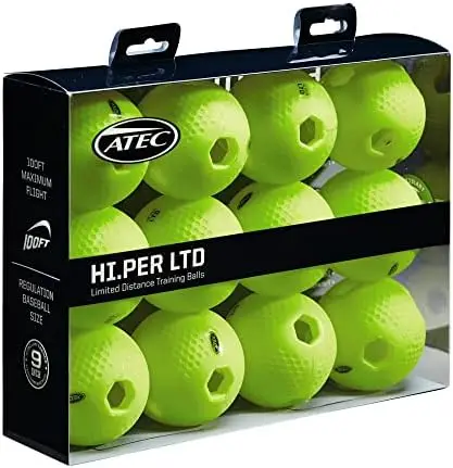 

Hi.Per LTD Limited Distance Training Balls - Regulation Baseball Size