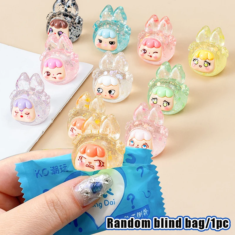 Мини-сверкающая кукла-кролик мечты фигурка слепых сумок украшение для дома