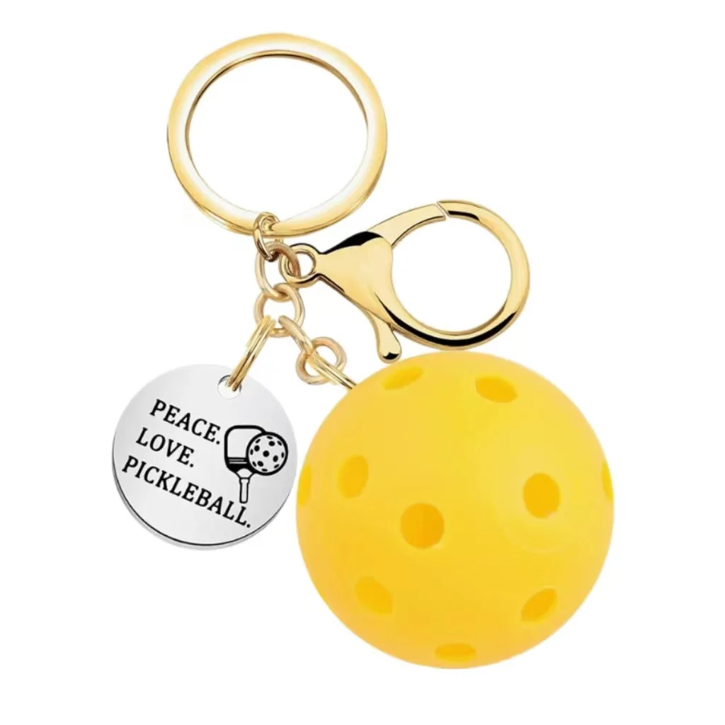 Фото Бирка для сумки Pickleball, брелок, лидер продаж, товар, английская Подвеска для женской сумки, подарок на день рождения, автомобильный брелок, аксессуары №4