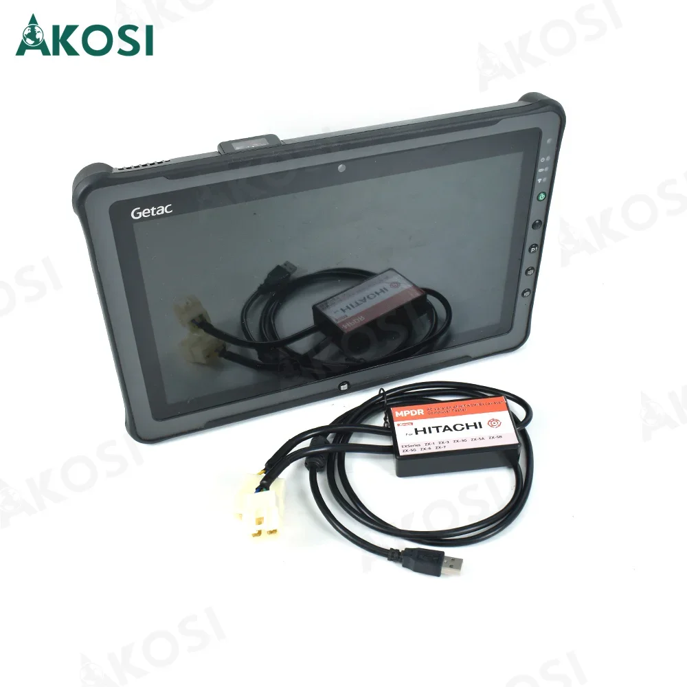 Getac F110 Tablet + MPDR Software 3.9 Heavy Duty диагностический инструмент тестер для экскаватора