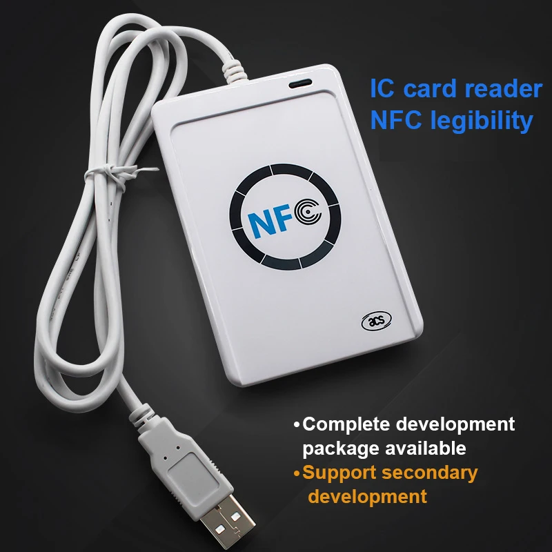 

free shipping Access card Parking card UID card Reader ACR122U-A9 High-frequency NFC Reader A contactless reader