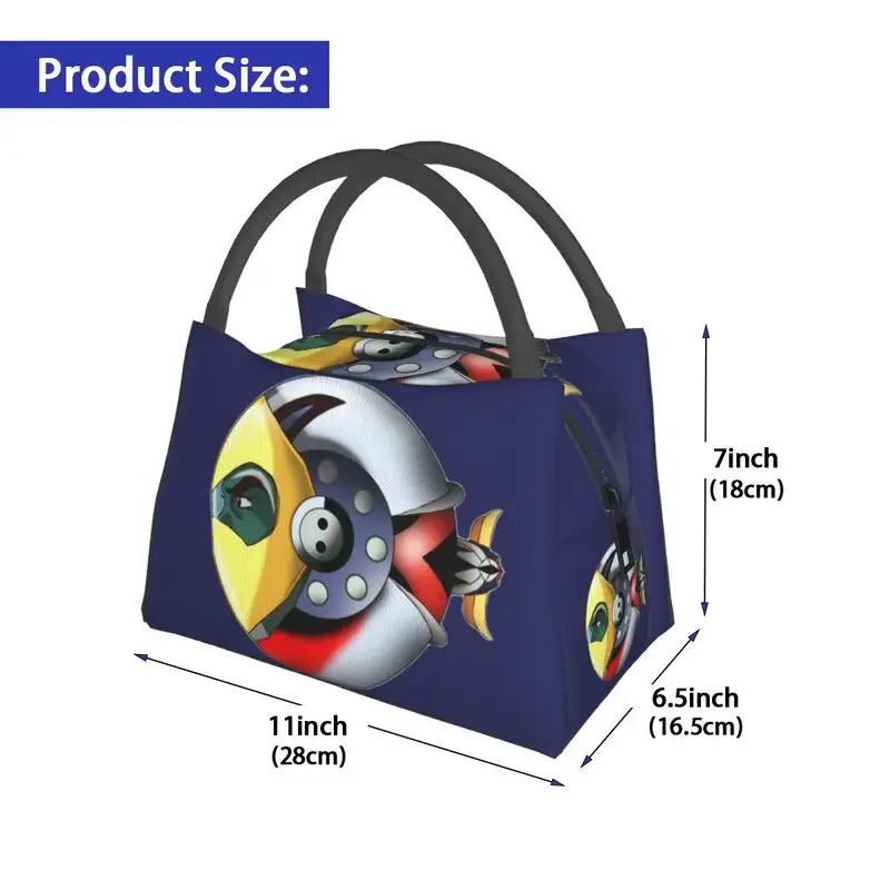 НЛО робот Goldrake изолированные сумки для обеда женские герметичные Grendizer аниме