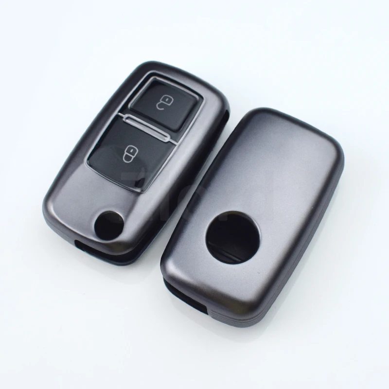 

Для Vw MK4 Seat Altea Alhambra Ibiza Polo Golf 4 5 6 Transporter Amarok 2 кнопки TPU дистанционный откидной чехол для автомобильного ключа