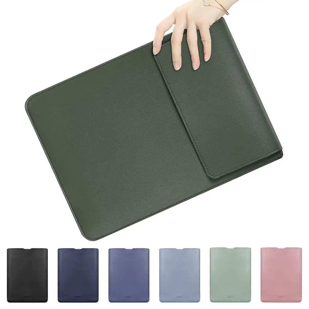 13 15 inch Ultra Thin PU Leather Laptop Bag Sleeve Case Shoc