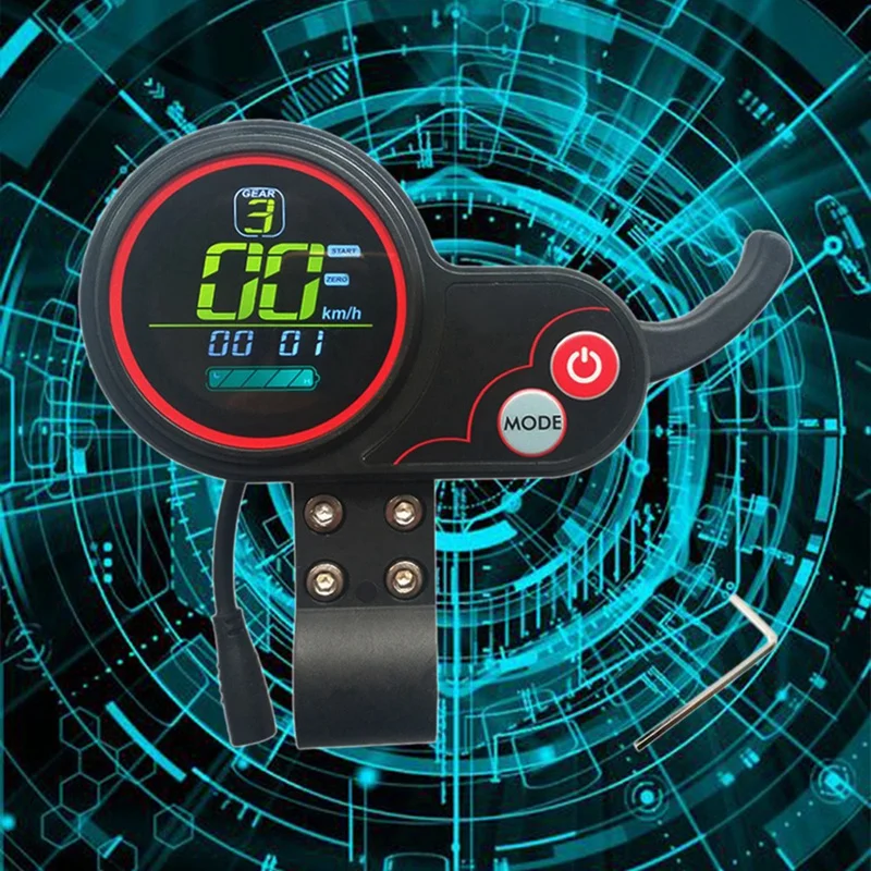 Контроллер электродвигателя 48 В дисплей инструментов для электрического