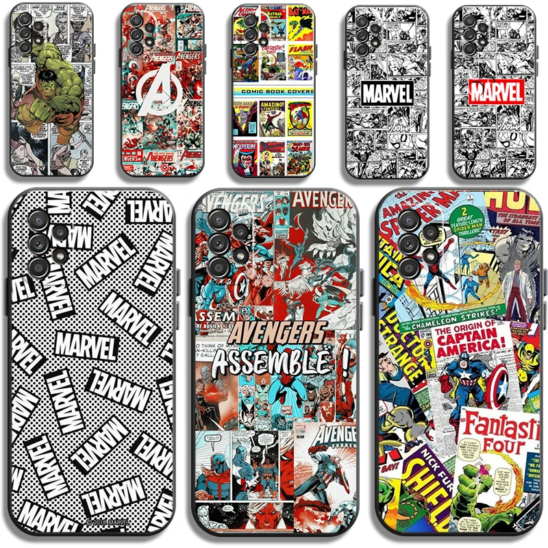 

Marvel Avengers US Phone Cases For Samsung Galaxy A21S A31 A72 A52 A71 A51 5G A42 5G A20 A21 A22 4G A22 5G A20 A32 5G A11