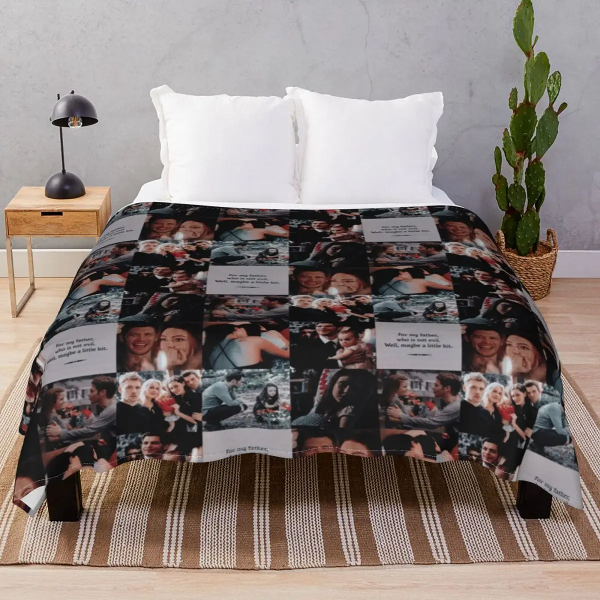 Hope Mikaelson Legacies Blanket Coral Fleece Winter Breathable Unisex Throw Blankets for Bedding Home Couch Camp Office