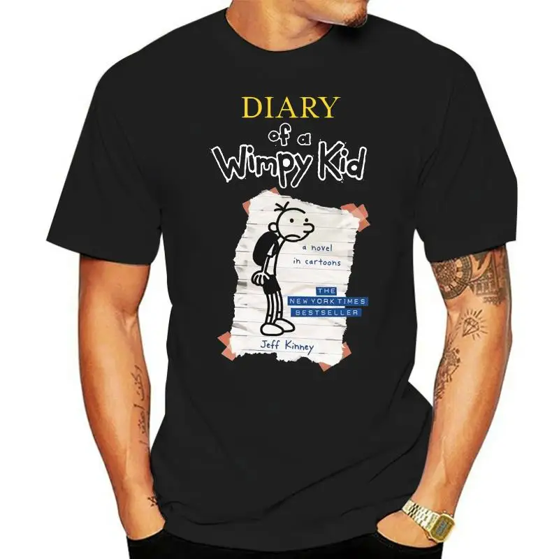 

Men Diary Of A Wimpy Kid 100 Cotton T Shirts Short Sleeve Summer Printed T Shirt Fashion